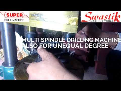 Multi Spindle Drilling machine for unequal Degree