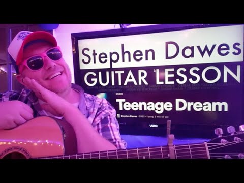 How To Play Teenage Dream - Stephen Dawes Guitar Tutorial (Beginner Lesson!)