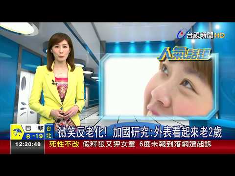 微笑反老化!加國研究 外表看起來老2歲