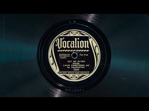 Got No Blues • Louis Armstrong and His Hot Five (Victrola Credenza)