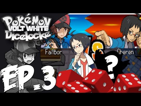 Pokemon Volt White Dicelocke Ep.3 - CHEREN, GIMNASIO Y EL RETORNO DE UN GRANDE