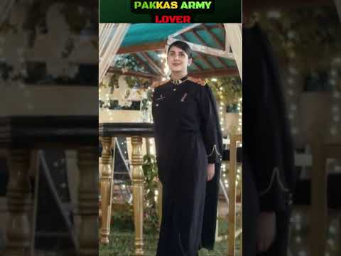 Sinf e Aahan || Mahjabeen Mastaan as Fuji Officer wearing Black Sari Uniform ||#kubra khan #shorts