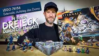 Flug durch die Ewigkeit in einem... Dreieck. Lego 76156 Eternals: Aufstieg des Domo