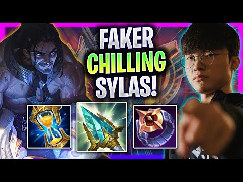 FAKER CHILLING WITH SYLAS MID! - T1 Faker Plays Sylas Mid vs Akshan! | Season 2024