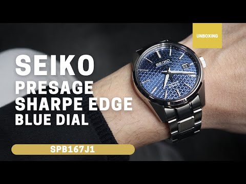 SEIKO PRESAGE SHARPE EDGE BLUE DIAL SPB167J1