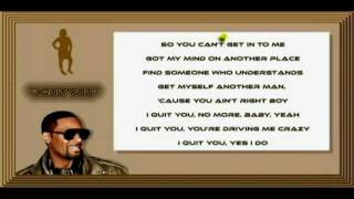 R. Kelly - I Quit You (2012) - YMM BEST LYRICS