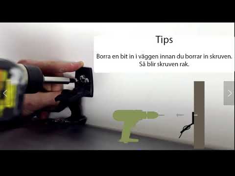 Montering tippskydd tv