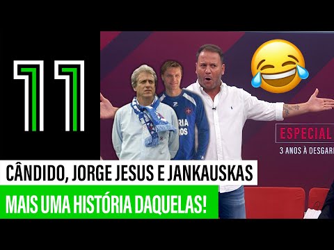 Cândido Costa e a HISTÓRIA IMPERDÍVEL de Jorge Jesus e Jankauskas!