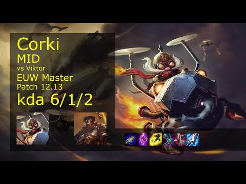 Rank 1 EUW Corki Mid: Corki vs Viktor