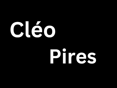 How to Pronounce "Cléo Pires in English language? [How to say Cléo Pires.?]