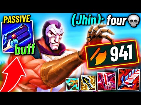 941 AD JHIN is straight up SPOOKY.. (Max AD)