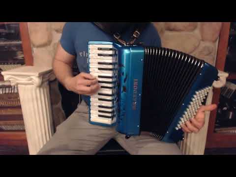 BRANPICBL - Electric Blue Brandoni Piccolo Piano Accordion MM 30 72 $2799