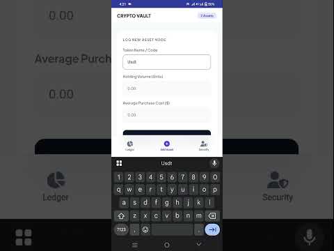 Crypto Vault: Asset Ledger video thumbnail