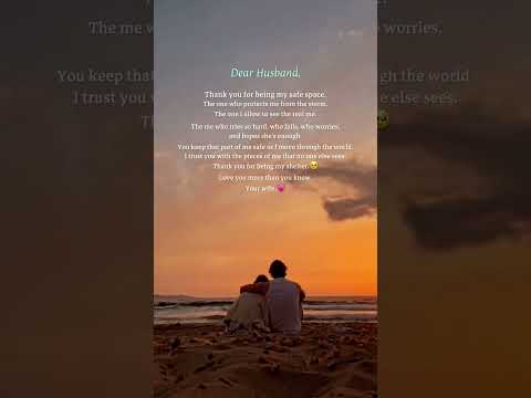 Dear Husband, You Made Love Feel Easy