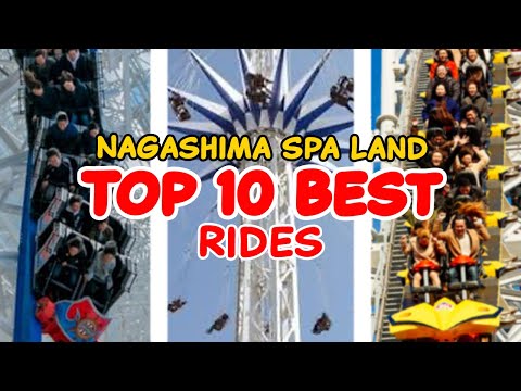 Video: Top 10 rides at Nagashima Spa Land - Kuwana, Japan | 2022