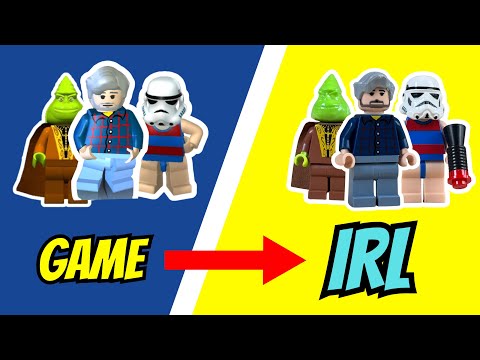 EVERY LEGO STAR WARS COMPLETE SAGA MINIFIGURE IN REAL LIFE!!!!