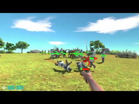 How to defeat First Person Shooter Tower Defense Campaign  in  ARBS | Animal Revolt Battle Simulator