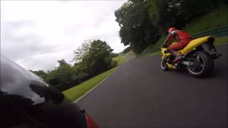 Gilera Saturno 500 at Cadwell. Nothing gets past and stays there!