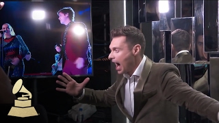 Ryan Seacrest | Backstage | 59th GRAMMYs