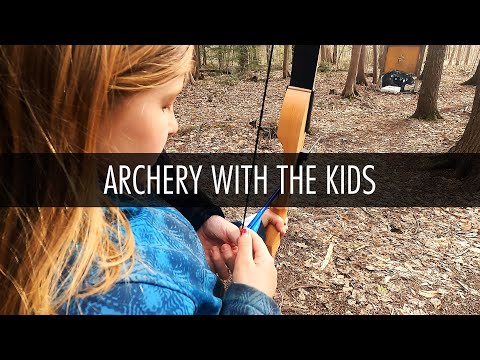 Archery with the kids