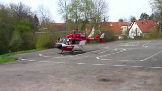 preview picture of video 'Rettungshubschrauber in Mainhardt - FEBA'