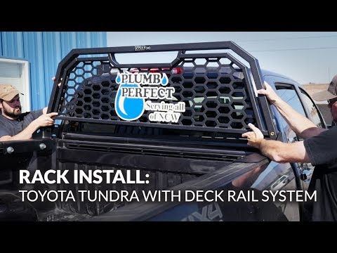 Headache Rack Install on Toyota Tundra