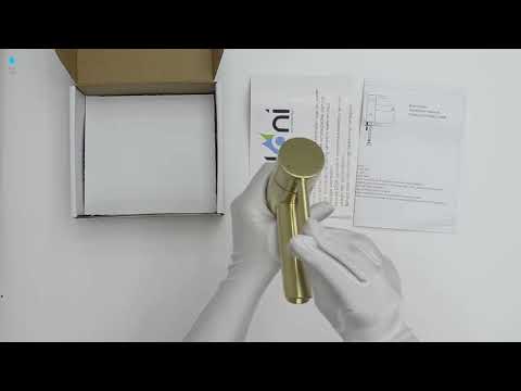 Aloni Waschbeckenarmatur Einhebel Gold gebürstet CR6002-6BG video