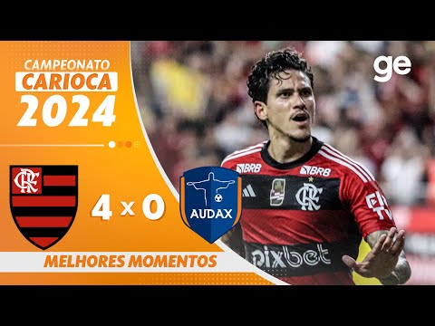 Gols e lances de Flamengo x Audax-RJ