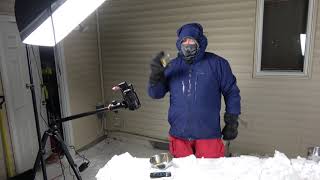 Ok, it is officially stupid cold out in Minnesota so we froze some stuff