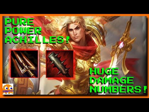 PURE POWER ACHILLES BUILD! THIS BUILD SWINGS DUDE! | SMITE Duel Will it Work? - Masters Duel