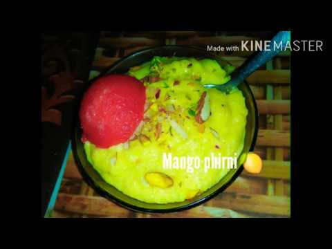 A special dessert for all #Mango phirni |@Nazeema's Cookhouse