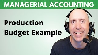 MA32 – Production Budget (Step-By-Step Example)