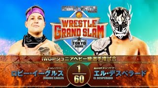[ACW Fight For Fallen 2021] El Desperado(c) vs Robbie Eagles (IWGP Junior Heavyweight Championship)