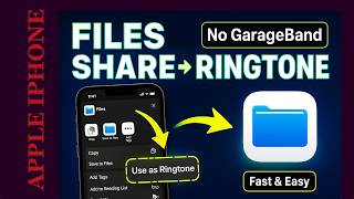 Set Any Audio as Your iPhone Ringtone (No GarageBand)