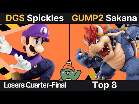 DGS | Spickles (Luigi) vs GUMP2 | Sakana (Bowser) - WreckCon 2024 -  Loser's Quarter-Finals