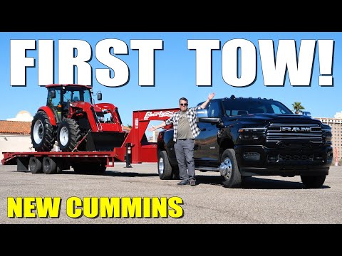 I Tow 19,000 Pounds with the New 2025 Ram 3500 HD Cummins Dually Up the Infamous Davis Dam Grade!