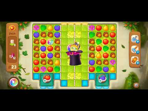 Gardenscapes level 2454夢幻花園過關2454