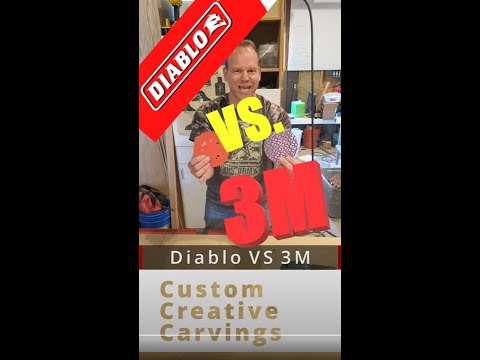 Diablo VS 3M Xtract Cubitron II sanding disc showdown 2021