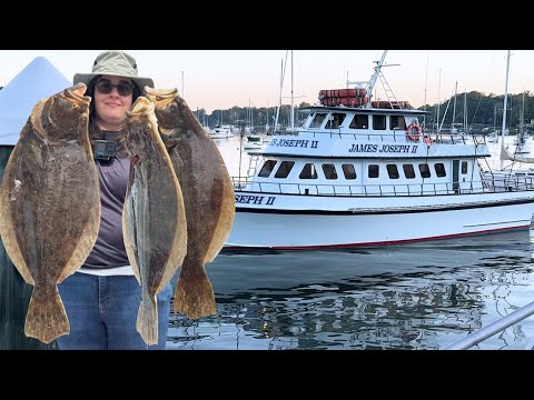 INCREDIBLE Fluke/Flounder Fishing North Shore Long Island
