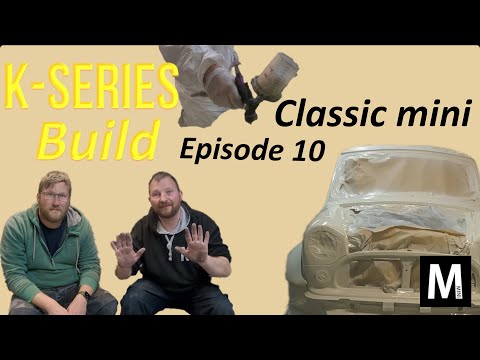 Rover K-Series Classic Mini build Episode 10 paint time