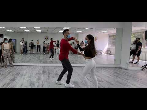 Caliente Dance Studio Singapore Salsa demo by Ali & Janey to La Maxima 79 - Cuchi Cuchi
