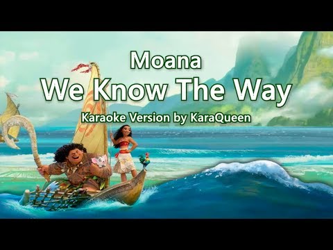 Moana - We Know The Way Karaoke