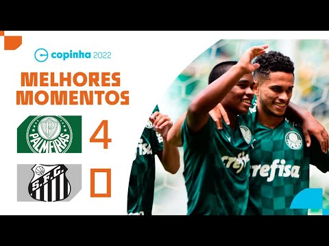 QUE DE FATO É CAMPEÃO! 🏆 | PALMEIRAS 4 X 0 SANTOS | MELHORES MOMENTOS | FINAL | COPINHA 22