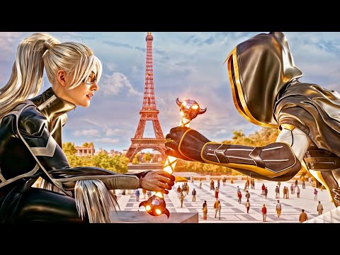 Spider-Man 2 Miles Morales Chasing Black Cat NG+ - (4k 60FPS HDR) Gameplay