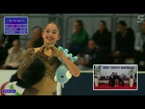 Amanda Ghezzo (ITA) Junior Women SP - NRW Trophy 2025