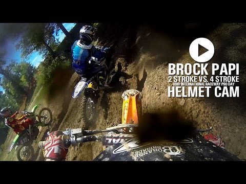 HELMET CAM: Brock Papi - 125 vs. 250F / Ohio International Raceway