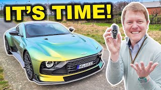 WORLD's FIRST DRIVE in New Aston Martin VALOUR!