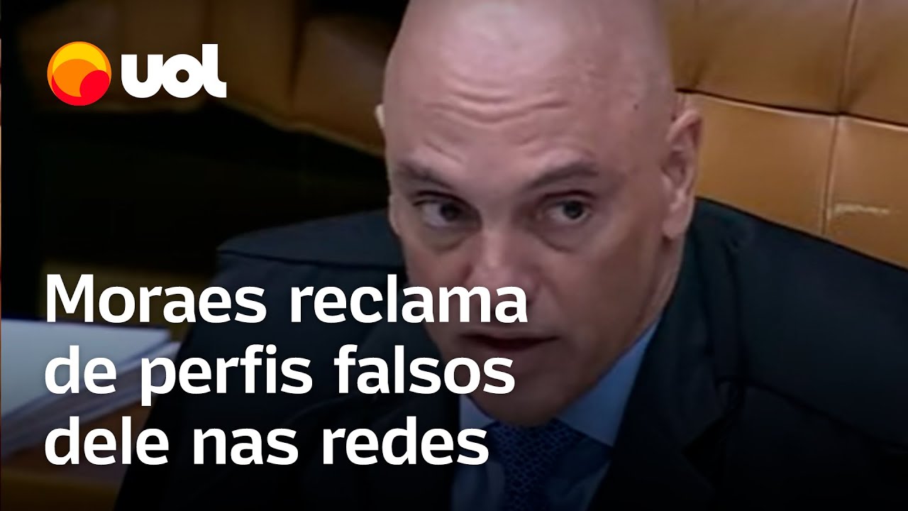 Moraes critica redes sociais: 'Não estou no facebook e instagram, mas tenho 20 perfis'