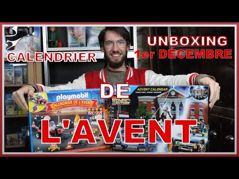 PLAYMOBIL CALENDRIER DE L'AVENT RETOUR  VERS LE FUTUR REF 70574 + 9486 UNBOXING FR,1er DÉCEMBRE 🎅🎄 !