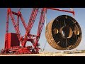 World Most Powerful Cranes Machine In Action - It Can Actually Lift Hundreds Of Thousands Of Tons